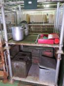 Field Cookset - Oven, Cooker, Pots, Can opener, utensils in storage box, fire blanket