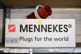 Mennekes TYP 307 Plug Industrial Male Red 400v 63A - 5 Per Box - 1 box