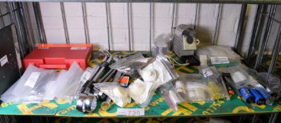 Hand tools - ring spanners, grip spanners, Thor hammer spare ends, allen keys,