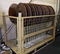 Folding rounds Table Stands - 710mm diameter x H 1140mm