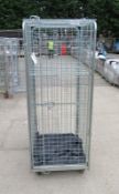 Mobile Wire Caged Trolley L 730mm x W 800mm x H 1800mm