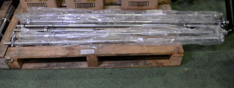 Various weighlifting bars