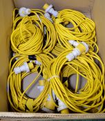 110V Festoon light cables x9