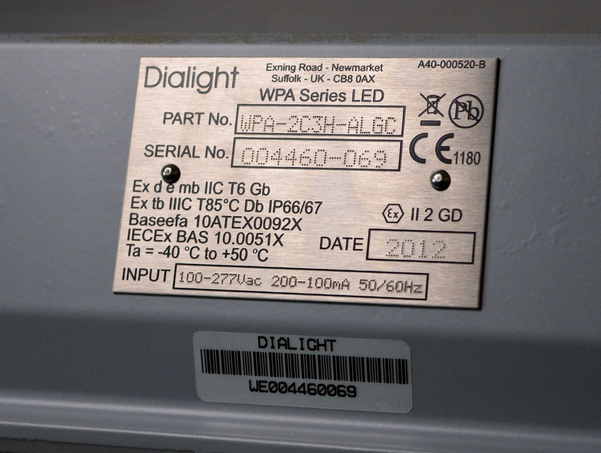 2x Dialight Part No WP-2C3H-ALGC LED Lights - Image 3 of 4