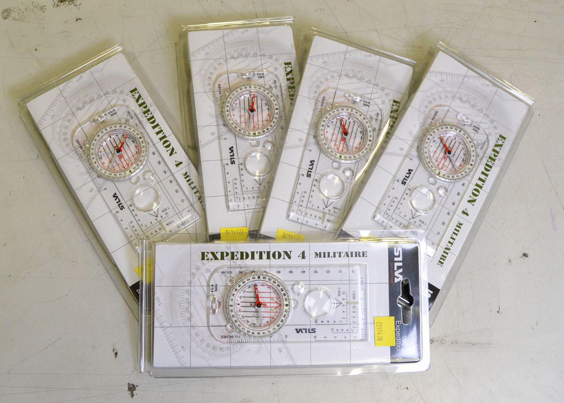 5x SILVA Expedition 4 Militaire Compass