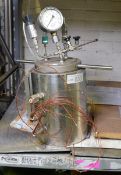 K W Designed Solutions S/N 1077-1 Pressure Chamber 120 Bar