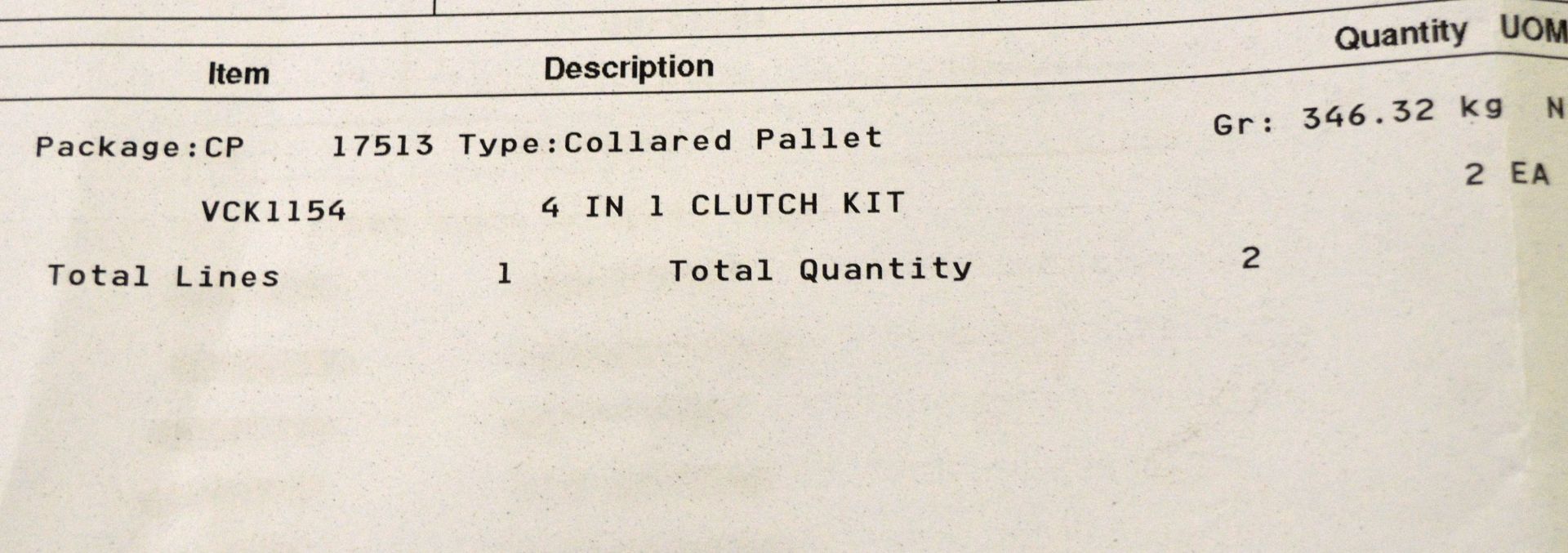 Vehicle parts - clutch kits, slave cylinders - see picture for itinerary for model numbers - Image 7 of 10