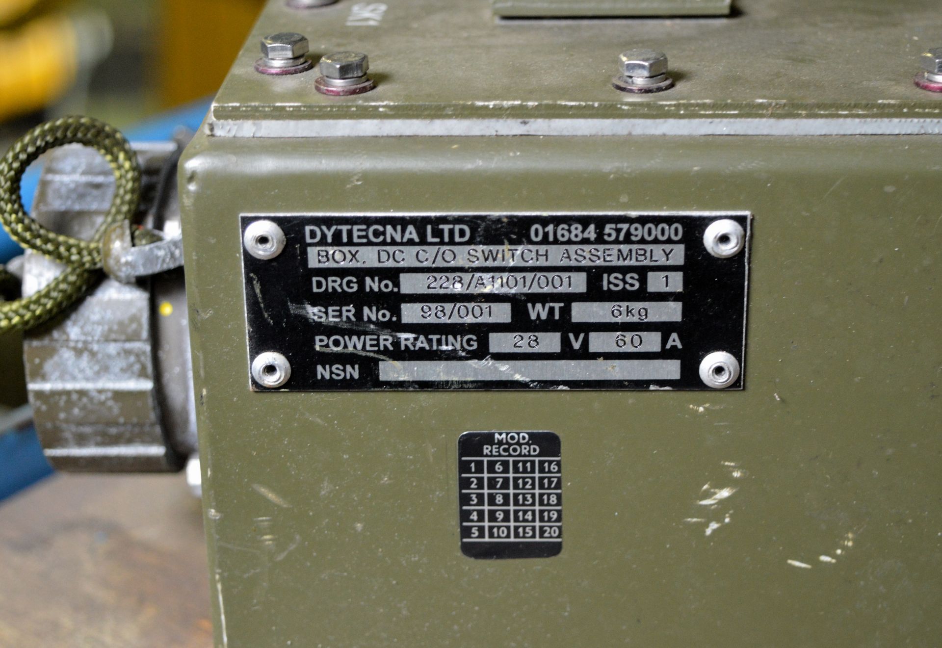 Dytecna heavy duty switch assembly - Image 3 of 3