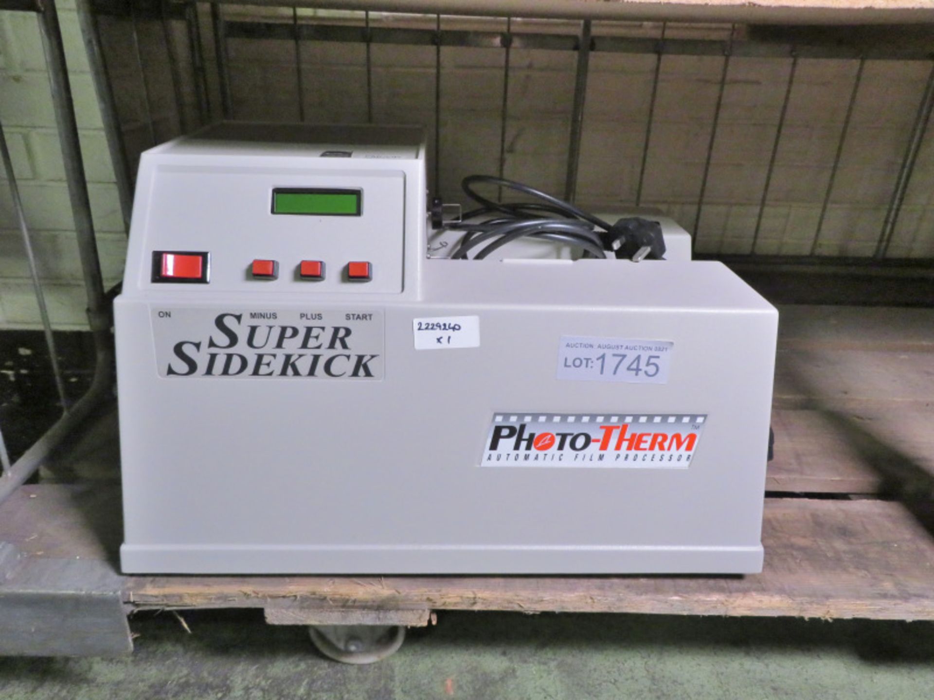 Proto-Therm SSK-4 Super Sidekick Auto Film Processor 240V