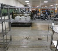Catering Metal Wire Racking W 1800mm x D 510mm x H 1830mm