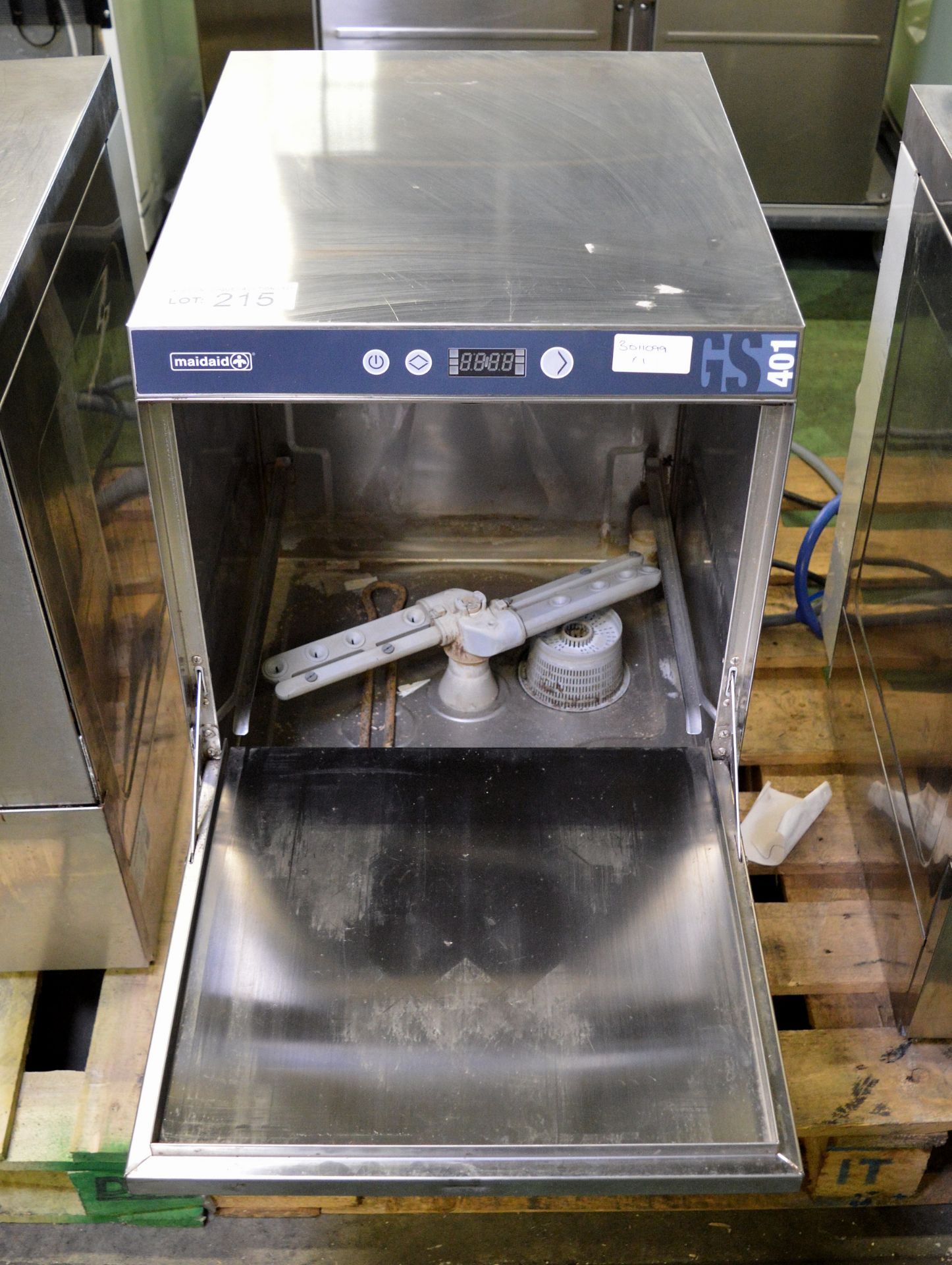 Maidaid glasswasher - GS401 - 2.9kW - 230V - 1ph - 50hz - W 440mm x D 520mm x H 675mm - Image 2 of 5