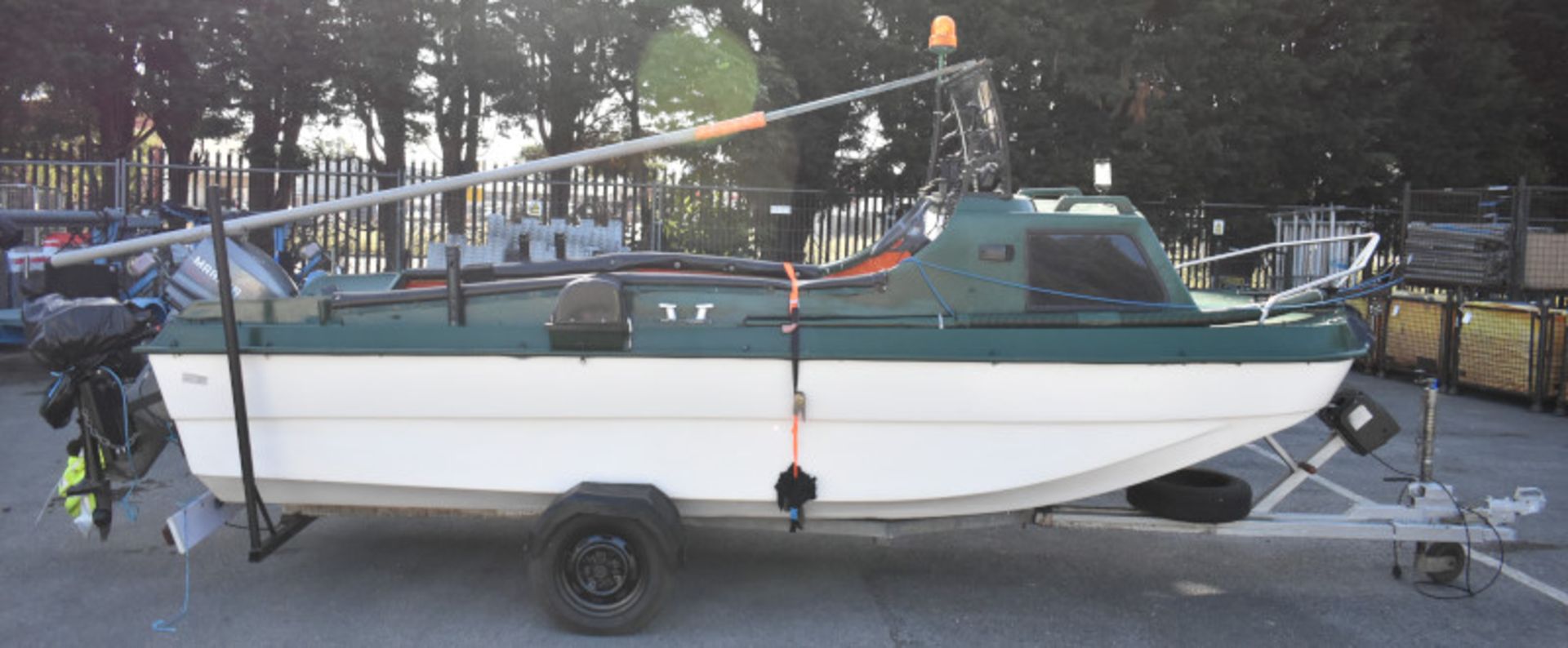 Wilson Flyer 17 feet - Cuddy & 25hp Mariner 2 stroke engine - good condition - Image 2 of 33