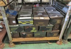Ammo Boxes - approx 60