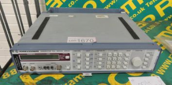 Rohde & Schwarz Generator 1Hz 260 kHz APN 62