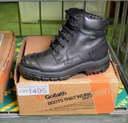 Goliath safety boots - see pictures for types & size