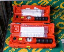 2x Gedore ADS12A Dial Measure Torque Wrenches 4-120 lbf.in