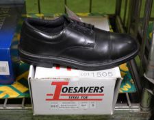 Toesavers safety shoes - see pictures for types & size