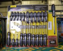 K Tool 34 piece screwdriver set - KTI-11035