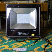 LuxLite Slim LED Flood Light 50W AC100-240v