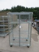 Mobile Wire Caged Trolley L 1180mm x W 800mm x H 1900mm