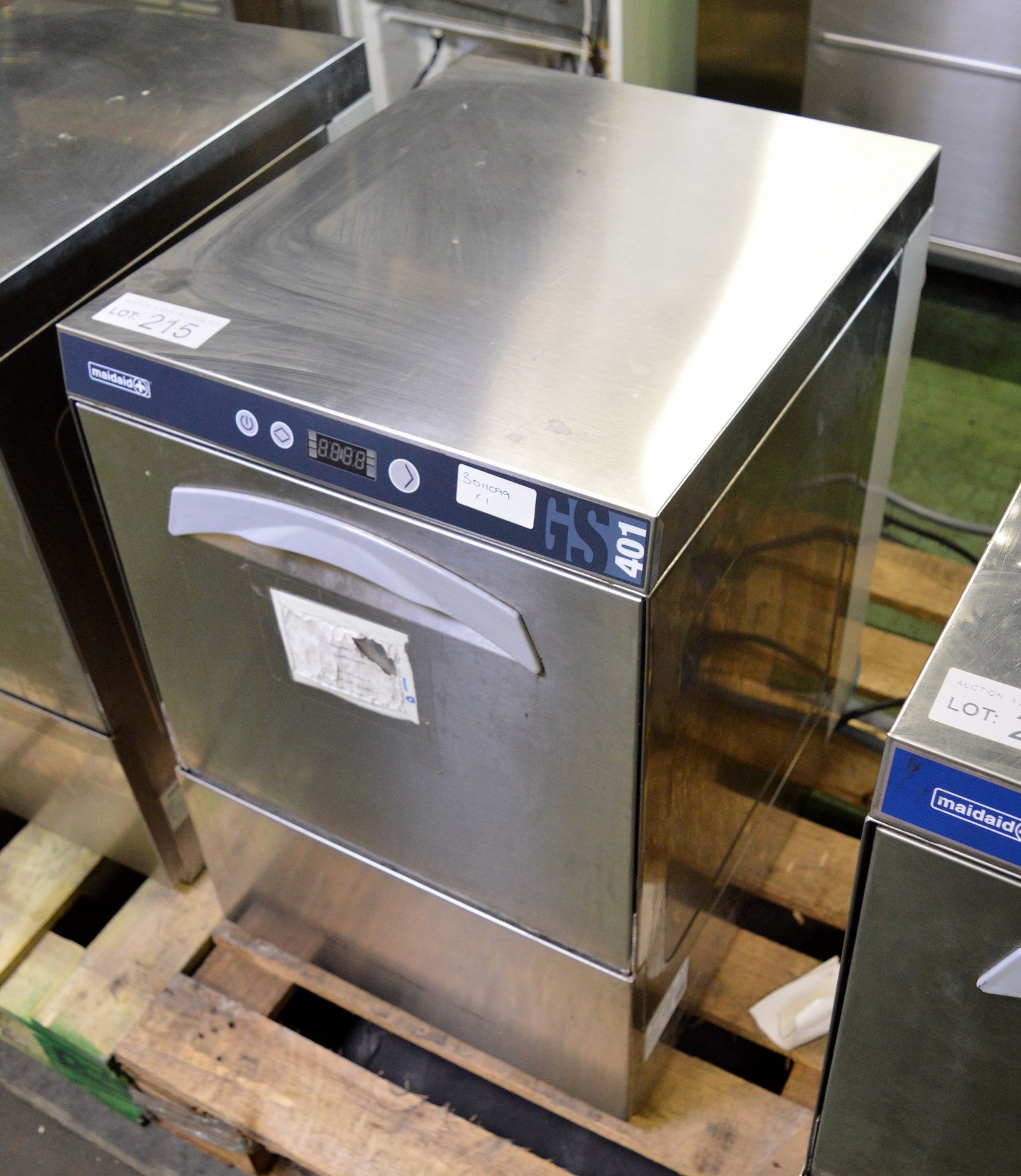 Maidaid glasswasher - GS401 - 2.9kW - 230V - 1ph - 50hz - W 440mm x D 520mm x H 675mm - Image 4 of 5