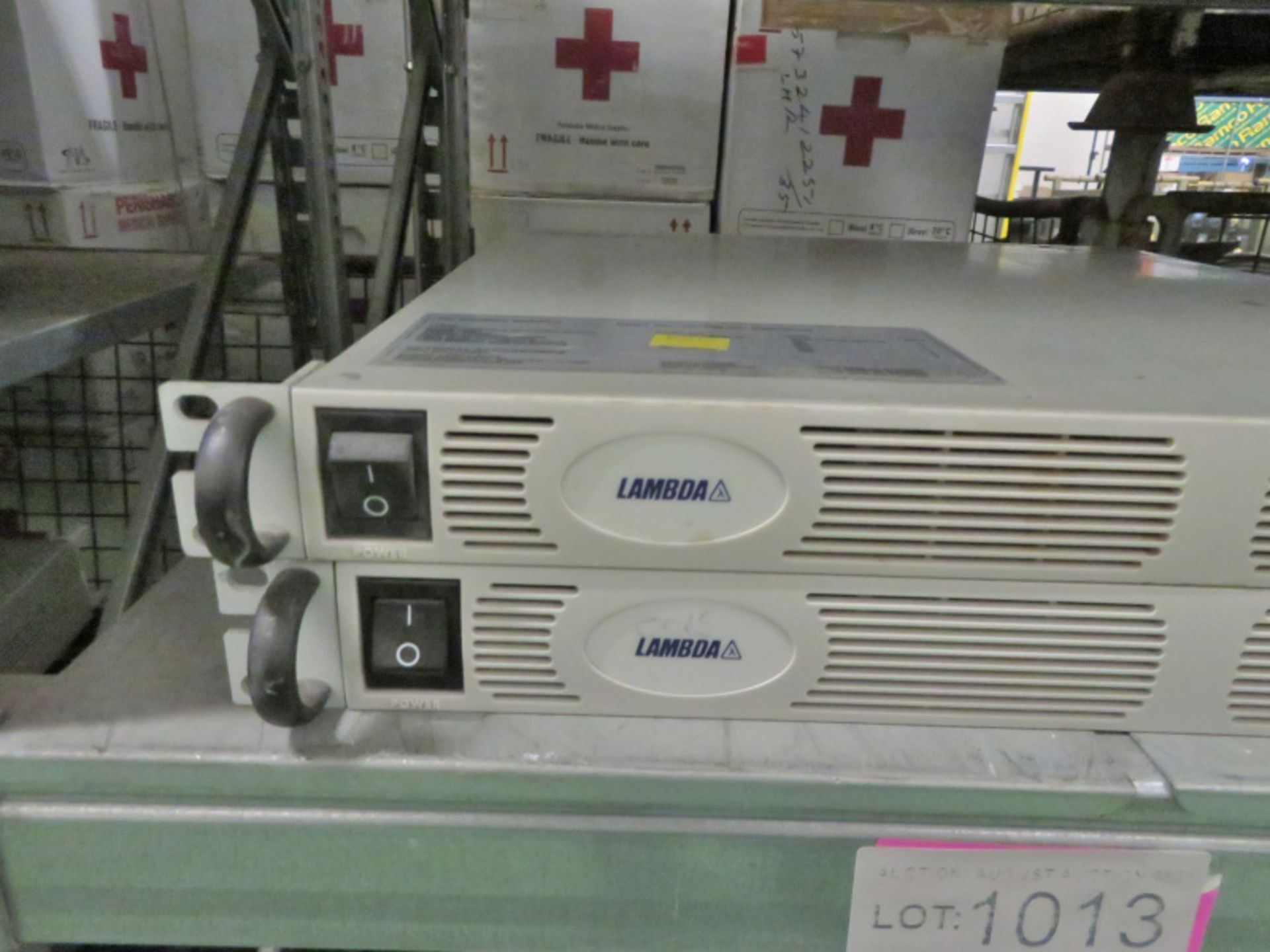 2x Lambda DC Power Supplies Gen 50-30 0-50V 0-30A - missing knobs - Image 3 of 4