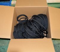 Black Fibrous Abseil Rope - 11mm - unknown length