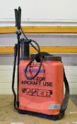 Orange Backpack 12ltr Sprayer With Pump Handle