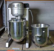 Hobart HSM10-B1S Food Mixer 220-240V 50/60Hz 0.3Kw 3.5/4A with extra bowl