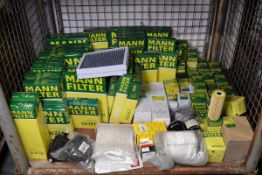 Vehicle parts - Mann cabin filters, fuel filters - see pictures for models and types