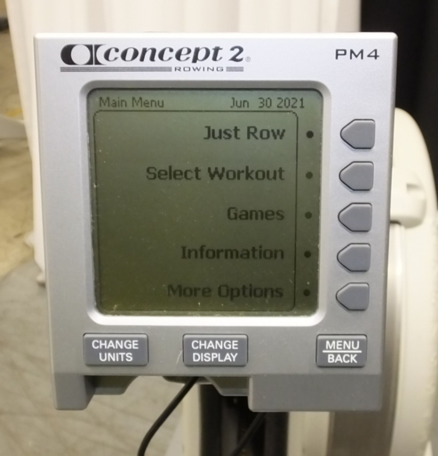 Concept 2 Model E Indoor Rower with PM4 console - Image 8 of 12