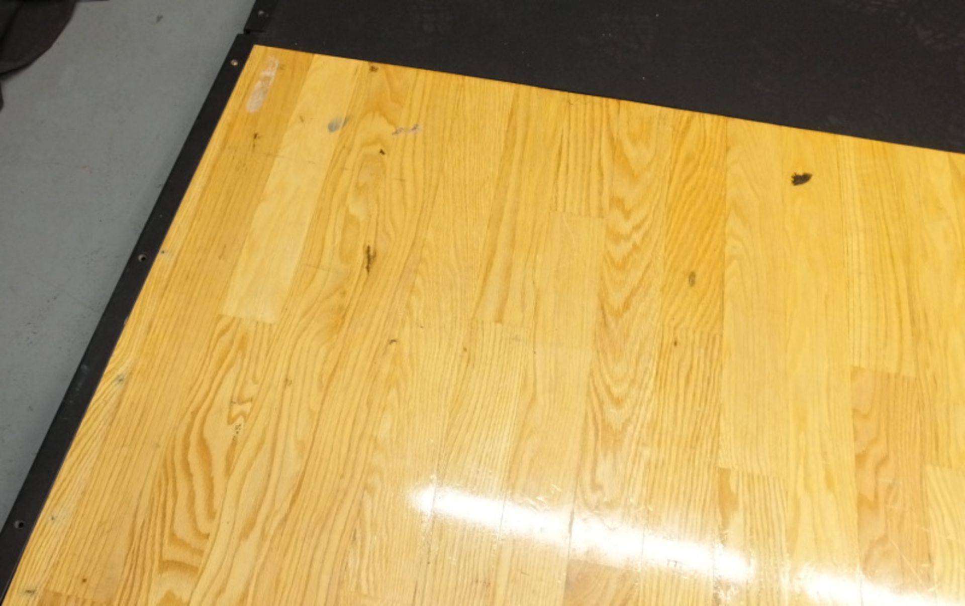 Wooden Gym Flooring with metal frame - L2350 x D3115mm - Image 5 of 9