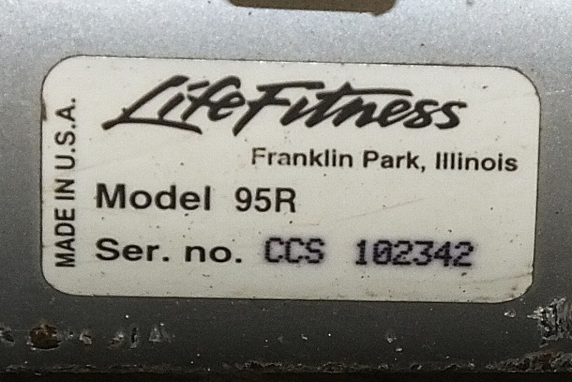 Life Fitness 95Ri Recumbent Exercise Bike - badly damaged display unit - Please check pictures - Image 6 of 14