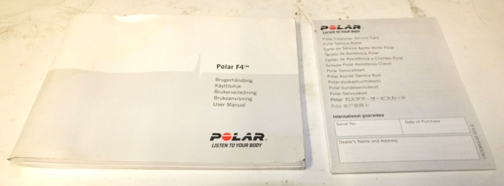 2x Polar F4 Fitness Heart Rate Monitors with Polar Heart Rate Chest Sensors - Image 3 of 5
