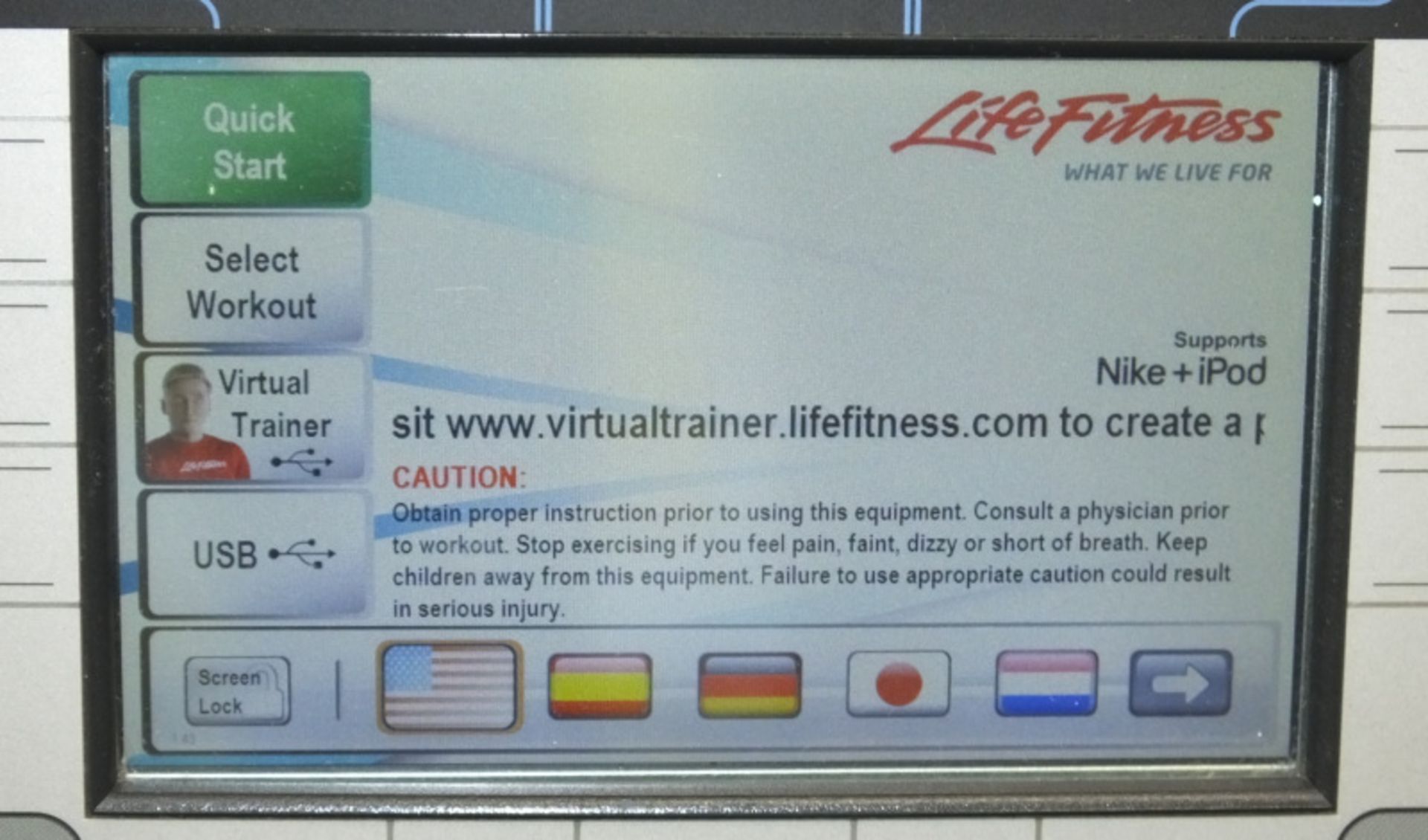Life Fitness 95x Elliptical Cross Trainer - Badly damaged to right arm section as seen in - Image 4 of 17