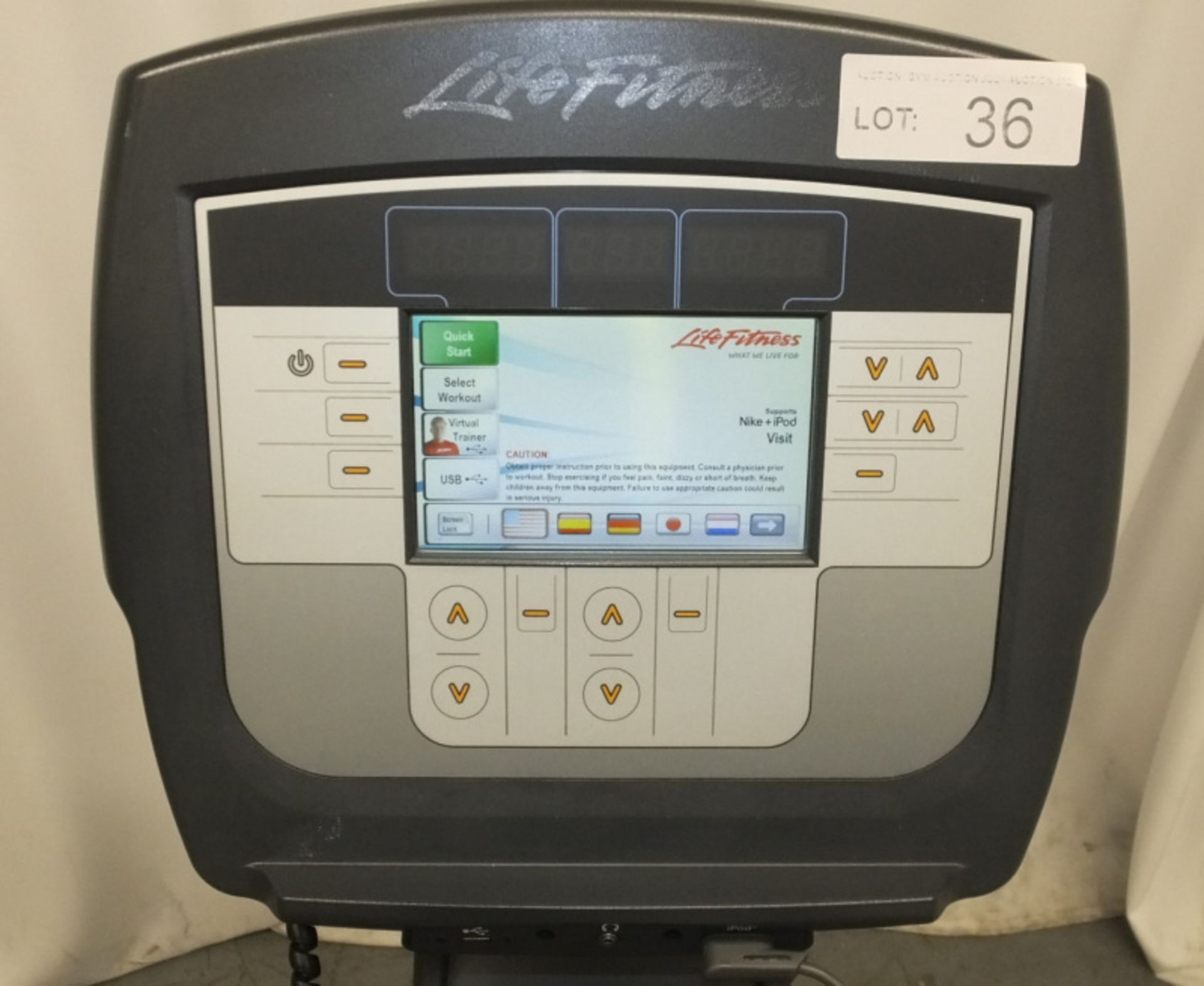 Life Fitness 95x Elliptical Cross Trainer - please check pictures for condition - Image 7 of 13