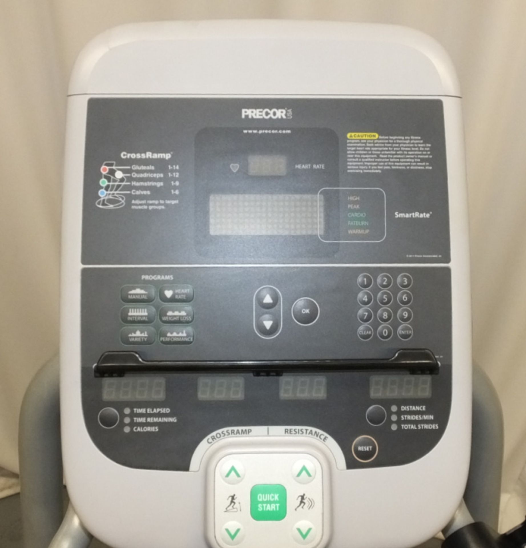 Precor EFX536i Precision Elliptical Cross Trainer - Please check pictures for condition - Image 6 of 14