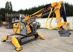 Online Auction of Brokk 330 Robotic Demolition Machine with attachments & accessories
