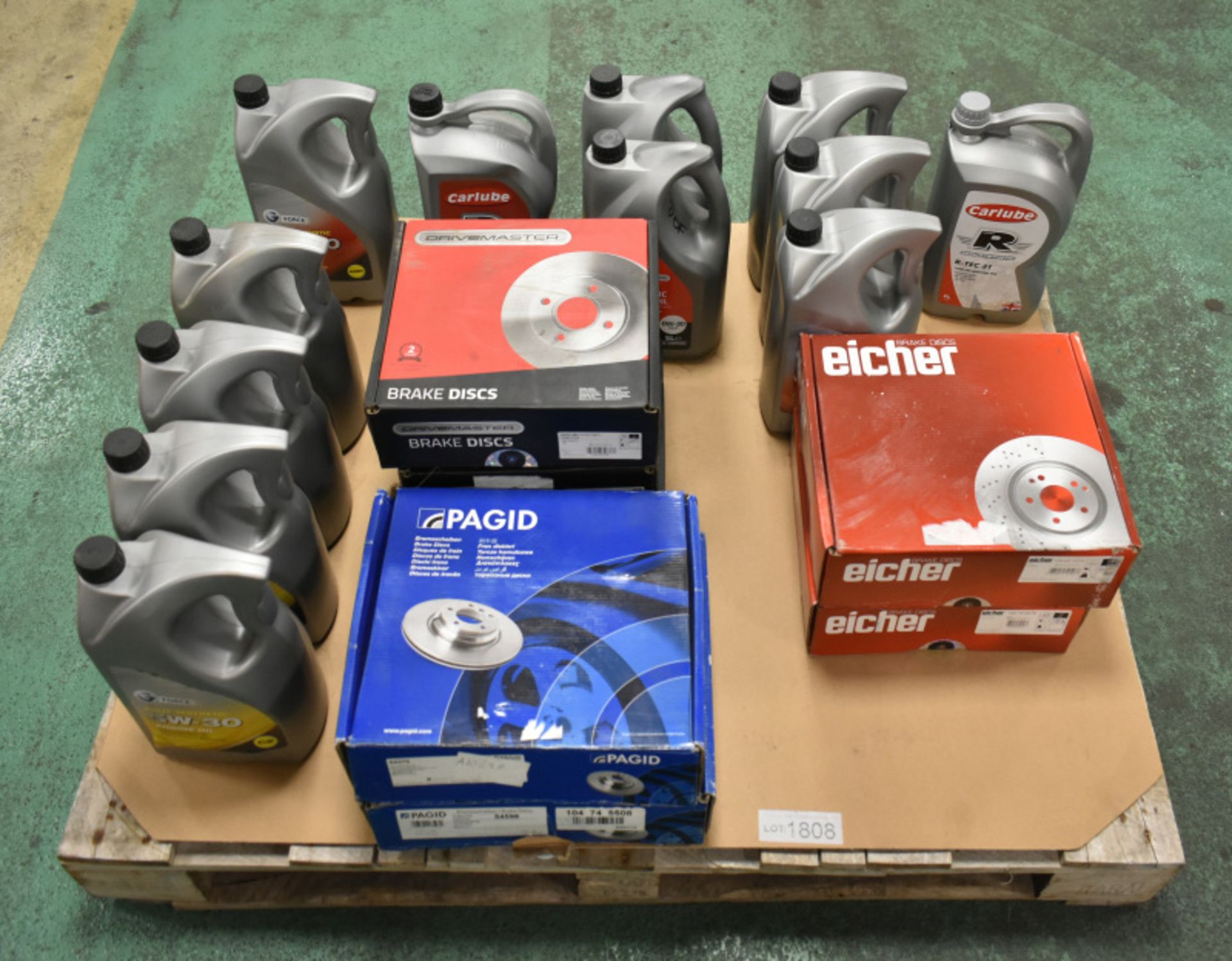 Brake discs - Drumaster, Eicher, Pagid, Engine oil 5LTR Bottles - Carlube RTEC-31 x1 and more