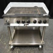 Lincat OE8406 Electric Chargrill on Trolley - 400v - 50/60Hz - H1070mm