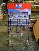 Shop Display racking on wheels - L 660mm x D 400mm x H 1290mm