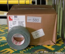 Scapa tape - 3302 - Olive Green - 50mm x 50M - 16 per box - 1 box