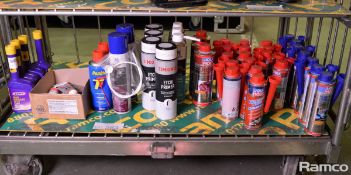 Various Engine Cleaners, Lubricants, Etch Primer, Leak Stop - Liqui Moly, Double T, Simoniz, Wynn's