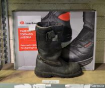 FAL Fire Fighter Boots (used)- Size 4