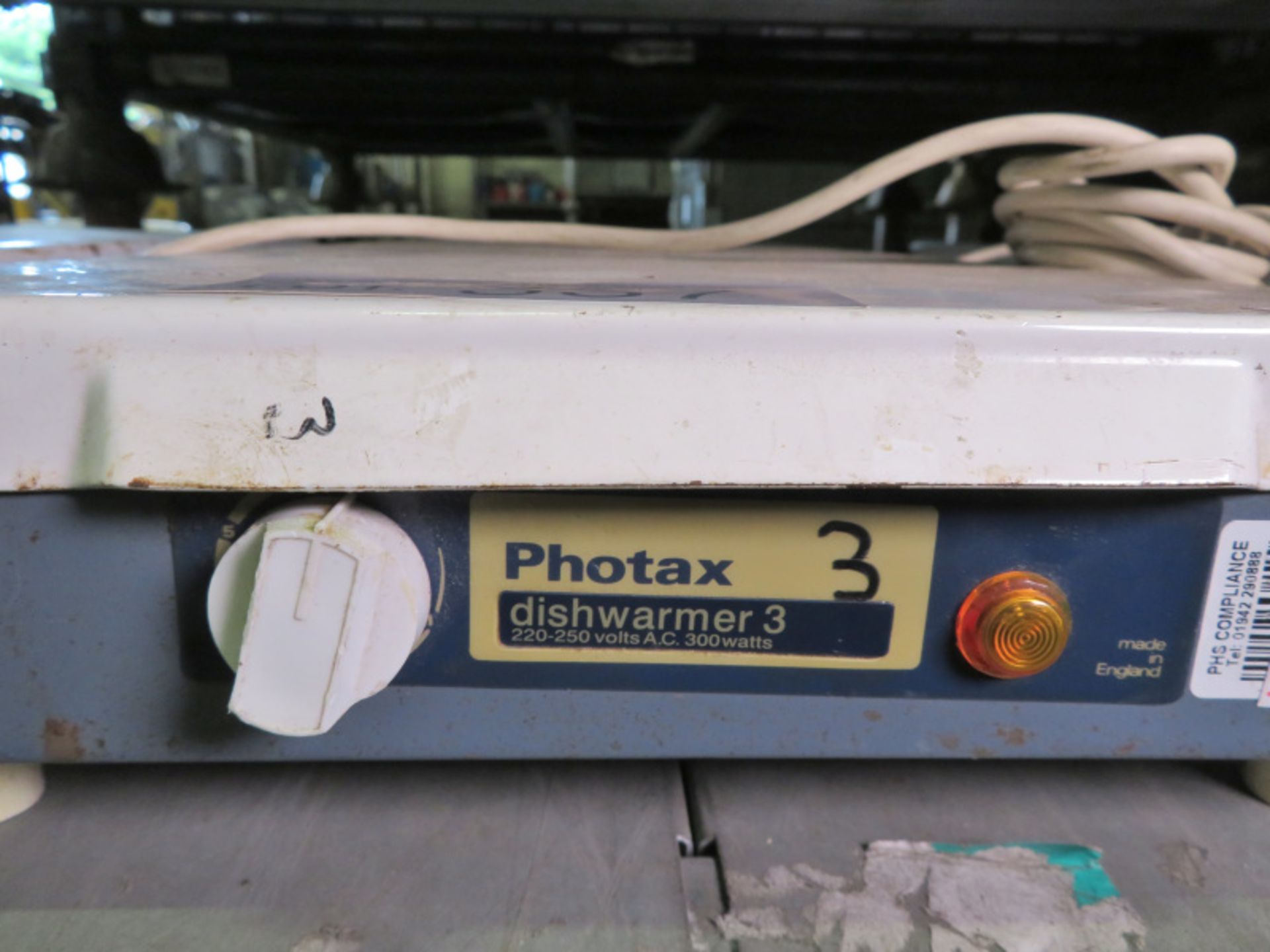 Photax Photographic Dish Warmer Model 3 220-250V 300W - Image 3 of 5