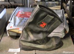 Tuffking - used fire fighter boots - size 11