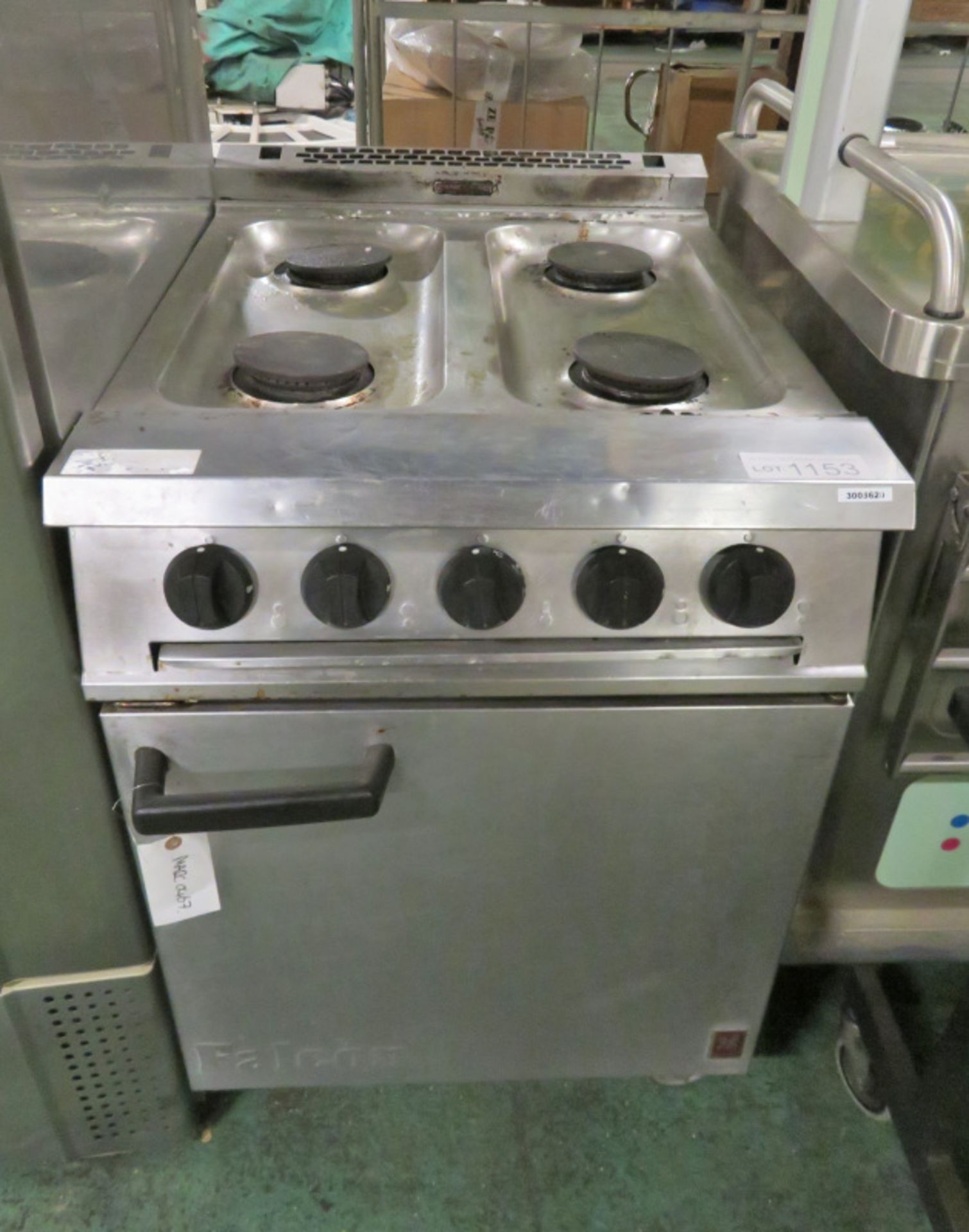 Falcon 4 Burner Oven Range - Natural Gas - W600mm x D770mm x H900mm