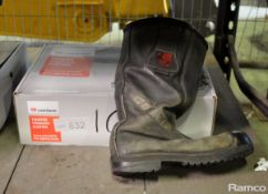 Tuffking - used fire fighter boots - size 10