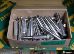 25x Metal mate M16 x 100 Hexagonal Bolts