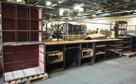 2 Piece Bar -1 Bar & 1 Optics Unit 220/250V & 2 Piece Bar, 1 Bar & 1 Wine Shelving Unit